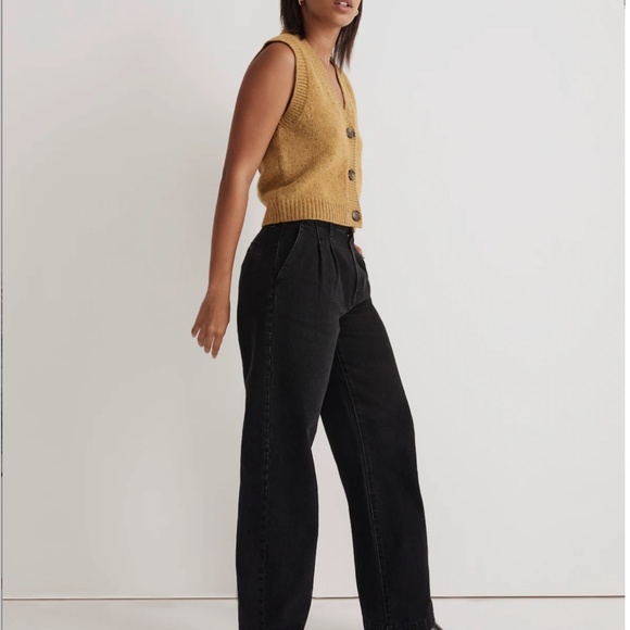 Madewell Mustard Yellow Wool Vest XS - Picture 4 of 7